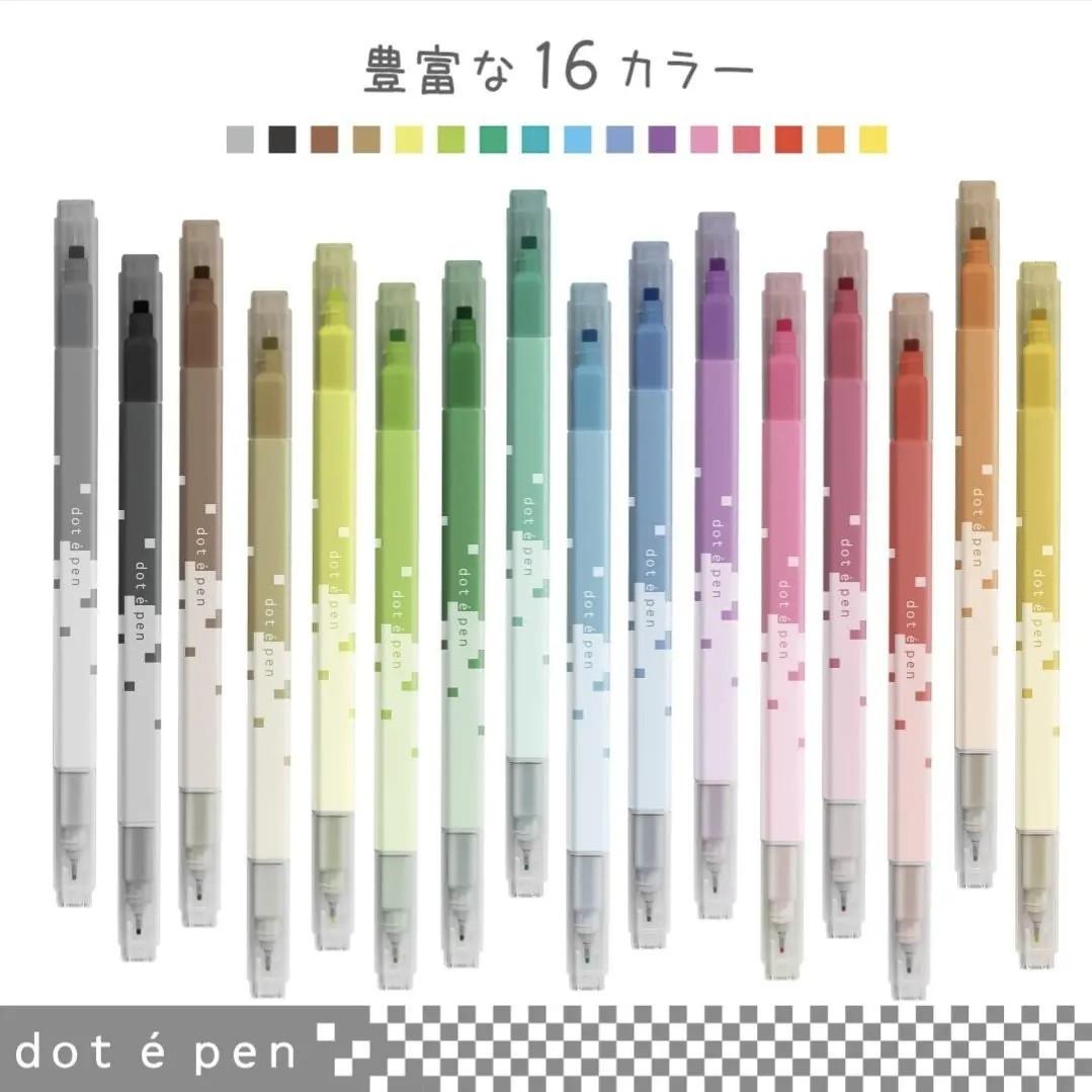 日本3款全新創意設計文具！dot e pen方塊像素畫筆、擦出百變造型的黑貓橡皮擦登場