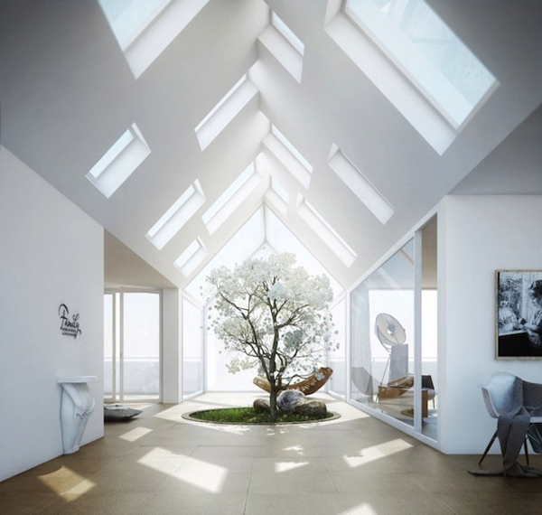 讓陽光灑入室內吧！自然的採光室內設計