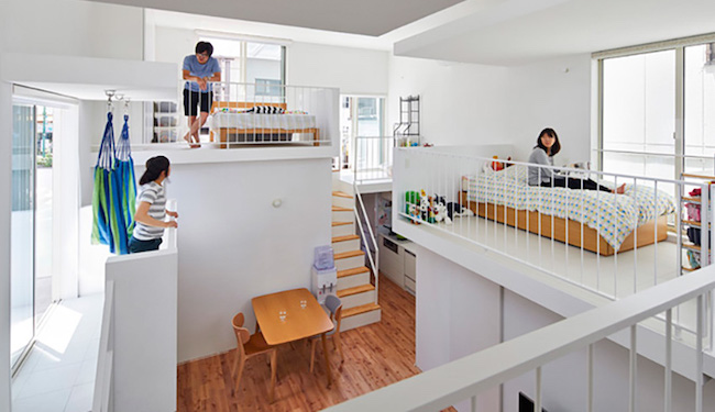 把陽台搬進室內！東京 22 坪純白木質系親子宅