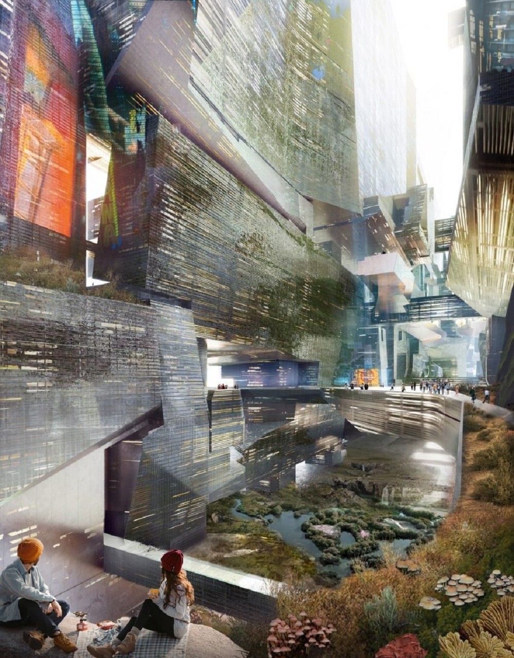 沙烏地阿拉伯「THE LINE」線性城市！鏡面玻璃牆長城、科幻建築打造未來零重力城市 大人物 95985