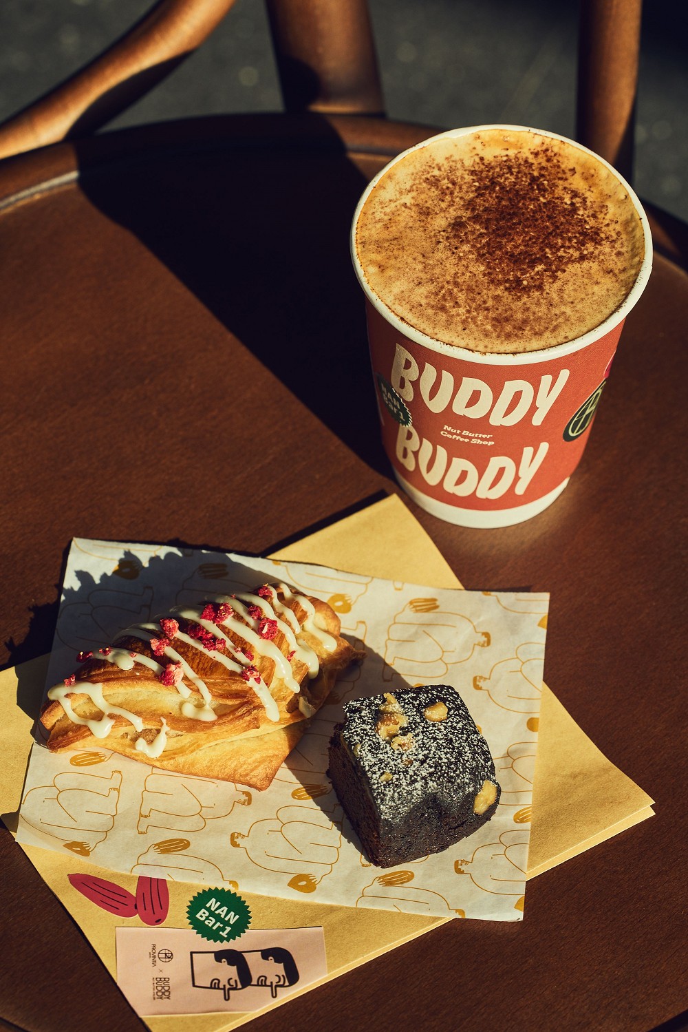 台南天下南隅「BUDDY BUDDY快閃店」!比利時堅果醬品牌限定調飲、烘焙糕點登場