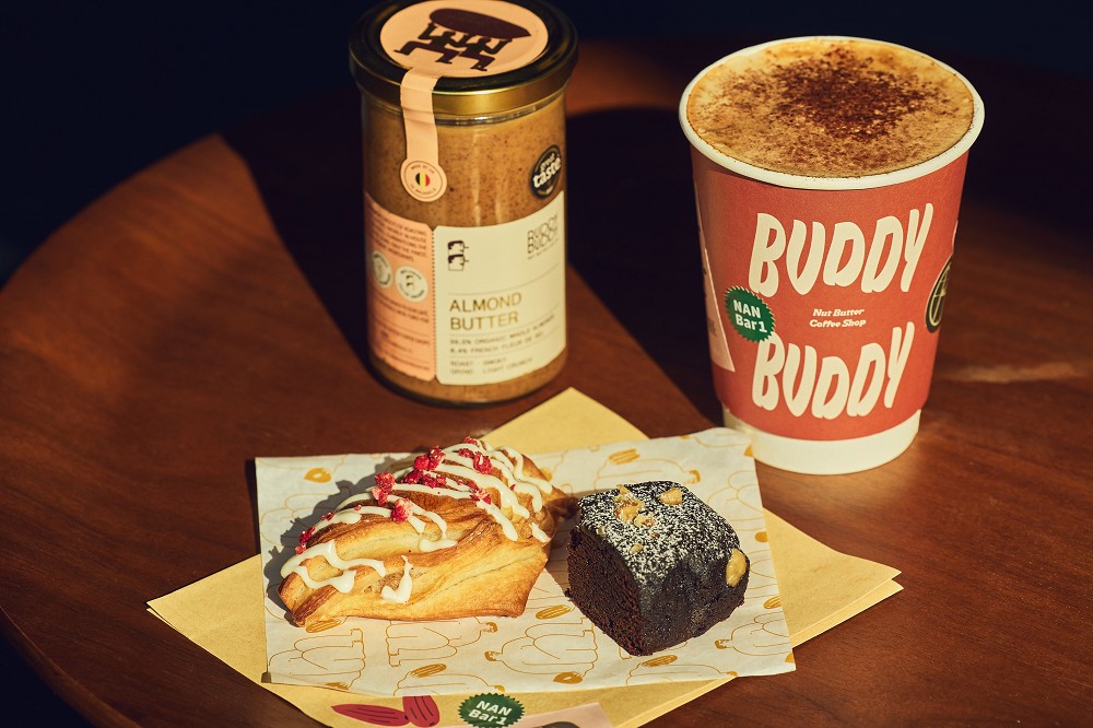 台南天下南隅「BUDDY BUDDY快閃店」!比利時堅果醬品牌限定調飲、烘焙糕點登場