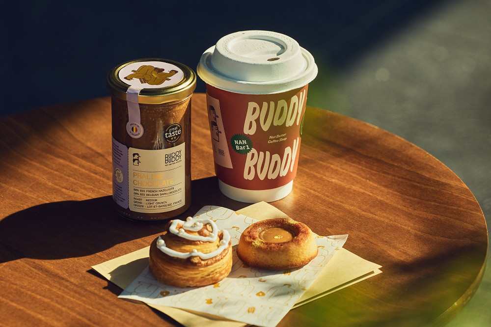 台南天下南隅「BUDDY BUDDY快閃店」!比利時堅果醬品牌限定調飲、烘焙糕點登場