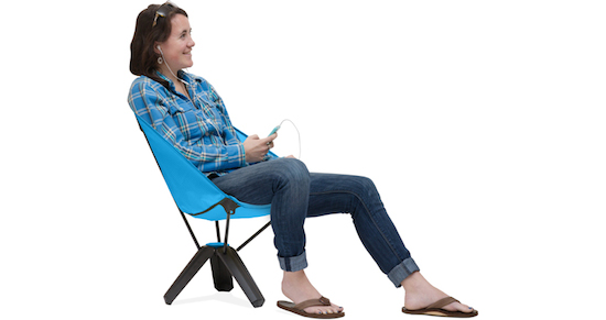 攜帶性與舒適性的最佳平衡，保溫瓶摺疊椅「TERO CHAIR」