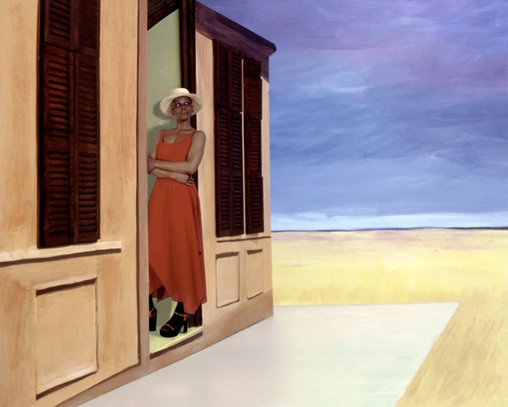 致敬寂寞大師愛德華霍普名畫！法國藝術攝影雙人組 Clark et Pougnaud 拍出畫中場景若即若離的疏離感