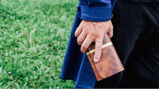 一個幫你紀錄美好生活的獨特皮夾－《樹革蒔繪長夾》