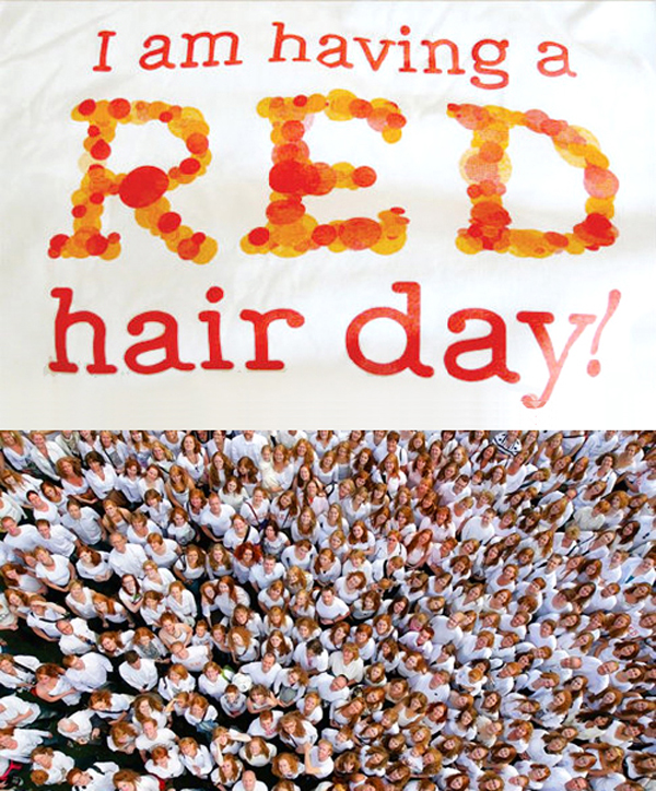 5000位紅髮人,熱情比頭髮更像火