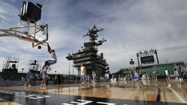 13個在奇妙場合上演的運動賽事