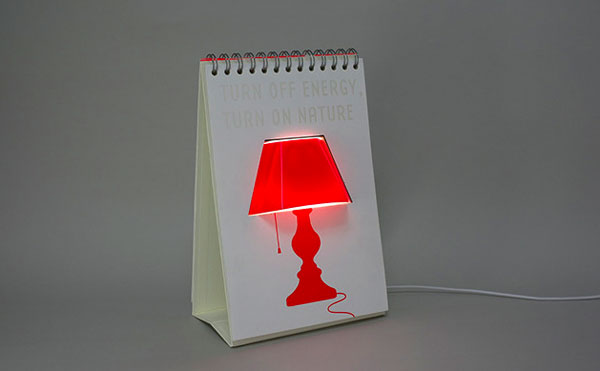 每天都可以換新燈的Pagebypage lamp 
