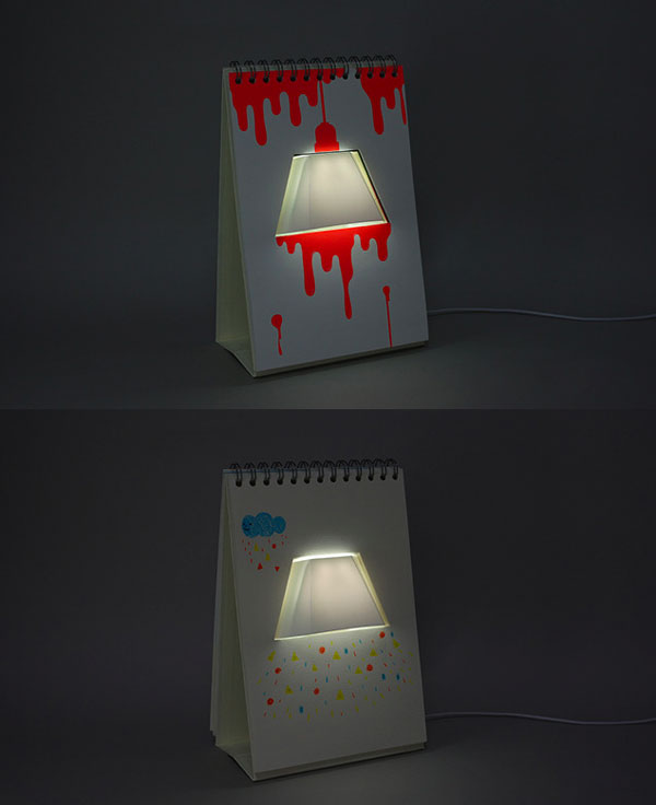 每天都可以換新燈的Pagebypage lamp 