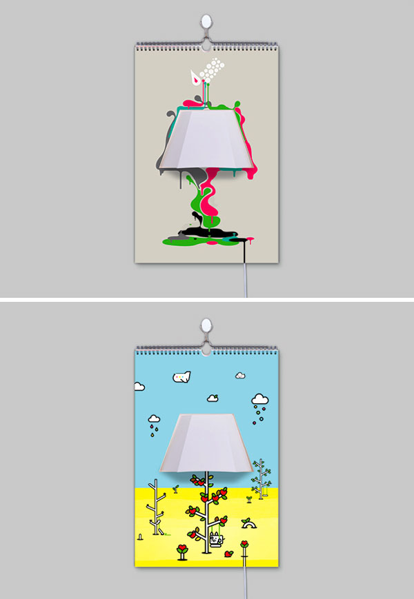 每天都可以換新燈的Pagebypage lamp 