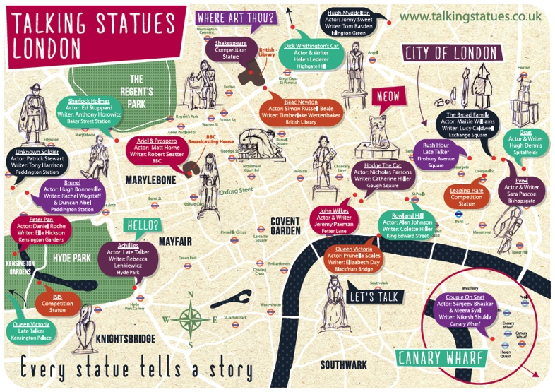 這不是鬼月！倫敦、曼徹斯特 35 座歷史銅像一夕之間開始說話！