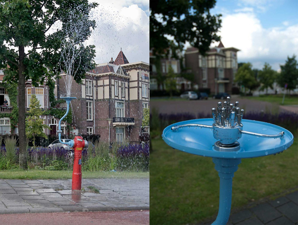 以實用為出發點，既有趣又實用的城市綠洲裝置藝術