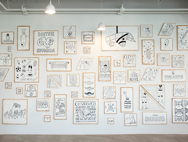 利用插畫將生活經驗當作靈感，辦公室大變身