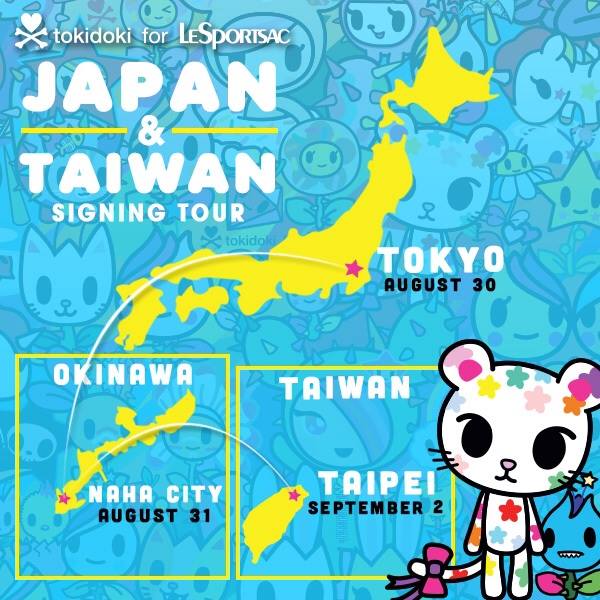 兼具潮時尚潮流與繽紛可愛聯名包包－「tokidoki for LeSportsac」