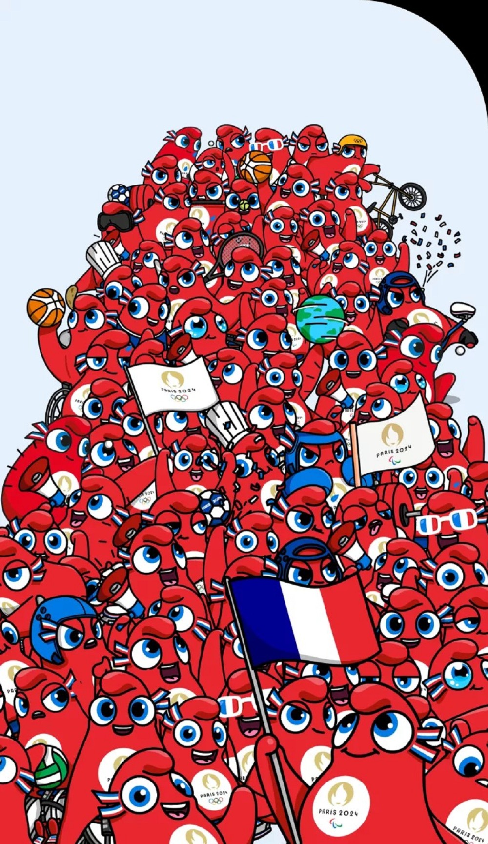 2024巴黎奧運吉祥物Phryge登場！象徵自由的法國弗里吉亞帽化身吉祥物設計