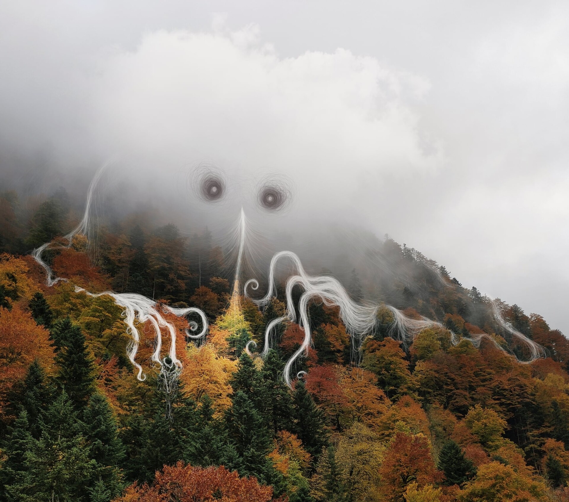 當雲霧化身奇幻狂魔！西班牙藝術家Vorja Sánchez的異想天開插畫攝影創作