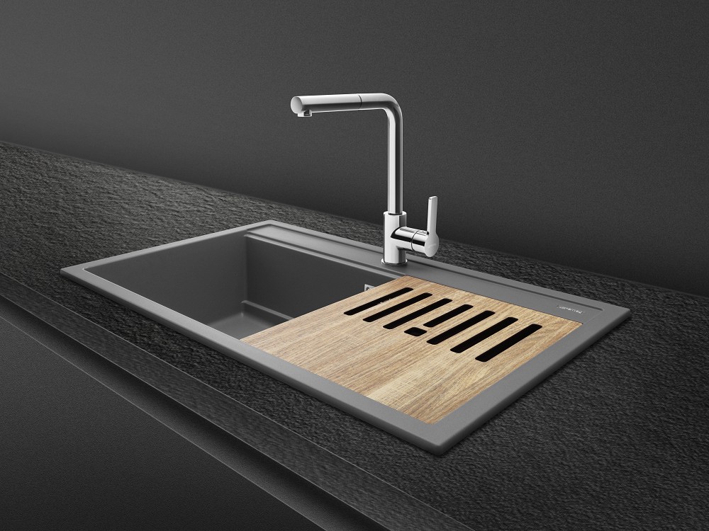 廚房繽紛新亮點!義大利美學家電SMEG滿溢復古美學的彩色伸縮龍頭