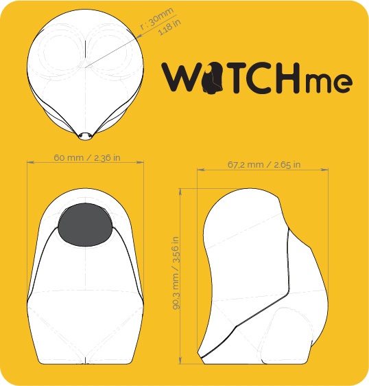 把智慧型手錶變成可愛的桌上小怪獸 WATCHme