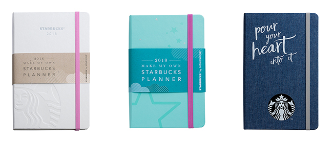2018 手帳大熱門！星巴克 x Moleskine 聯名行事曆 & 日本亞馬遜第一的逆算手帳