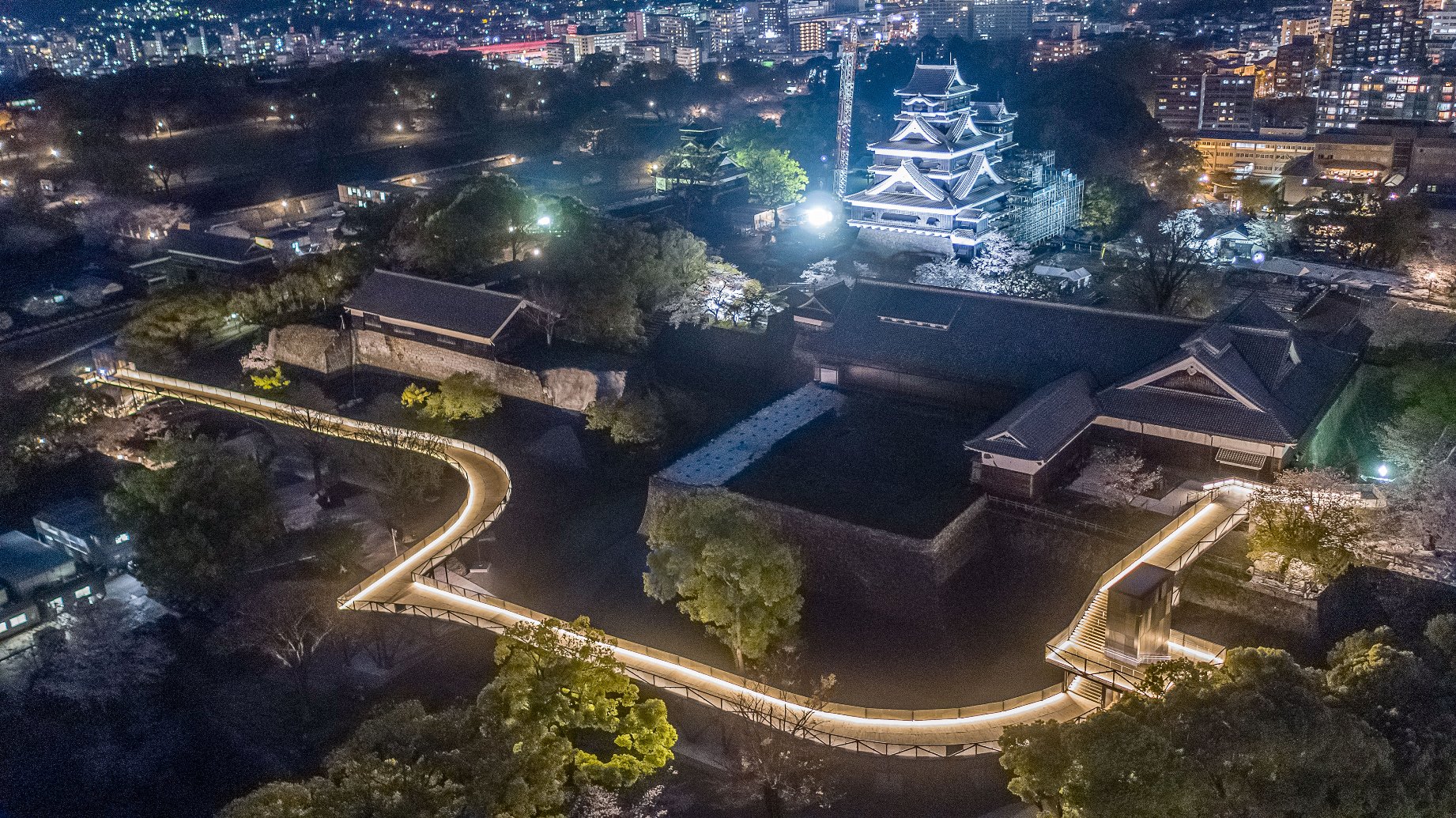 見證熊本城修復歷程！熊本城觀景空中廊道看見日本三大名城重建路