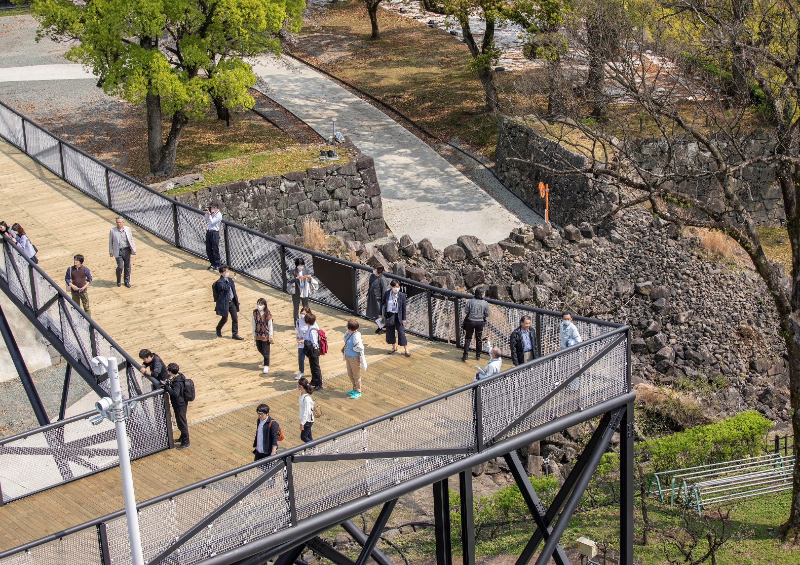 見證熊本城修復歷程！熊本城觀景空中廊道看見日本三大名城重建路