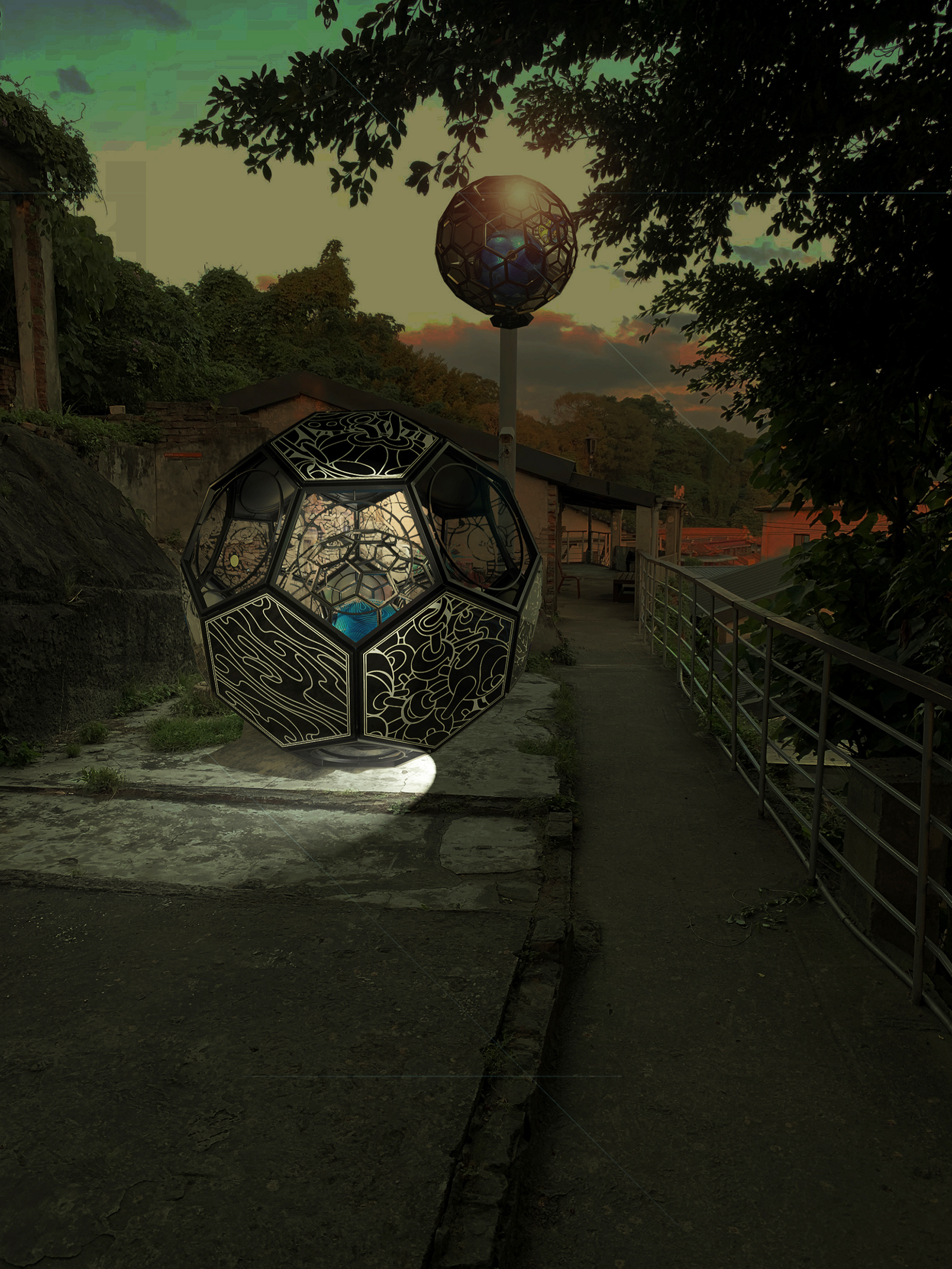 2019寶藏巖光節X簡單生活節聯名!「野景」交融野生與文明的光影藝術景致