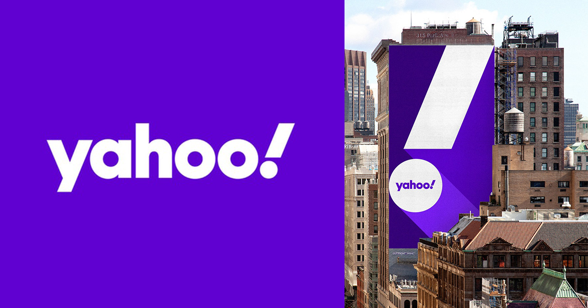 Yahoo 釋出新 Logo！保留經典字樣和紫色調、大寫 Y 首度改為小寫，放大驚嘆號強調品牌活力