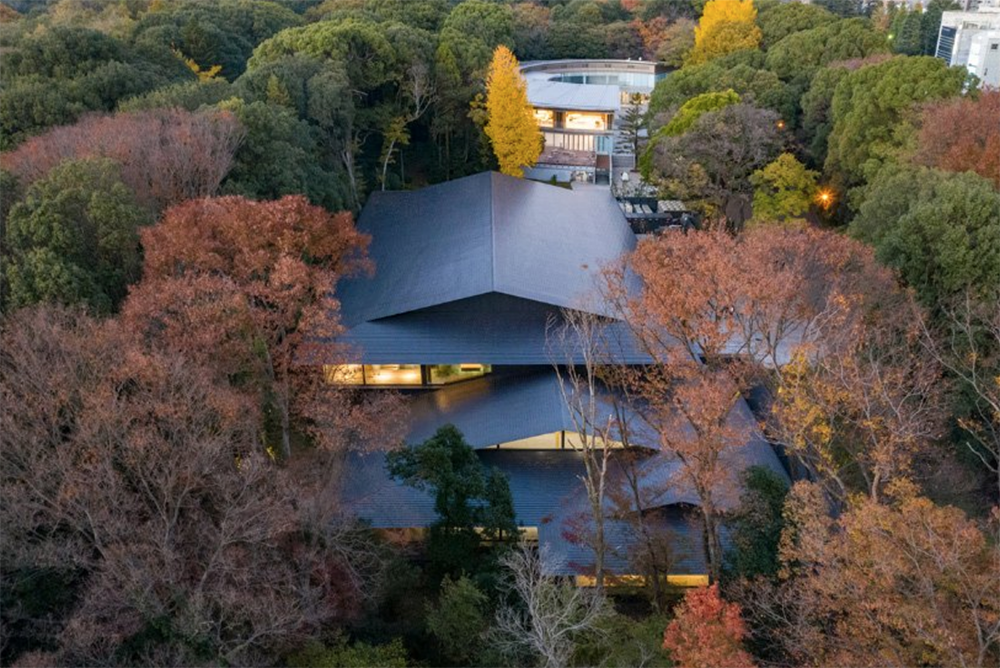 隈研吾打造明治神宮博物館！斜屋頂、大面積落地窗融入自然地景