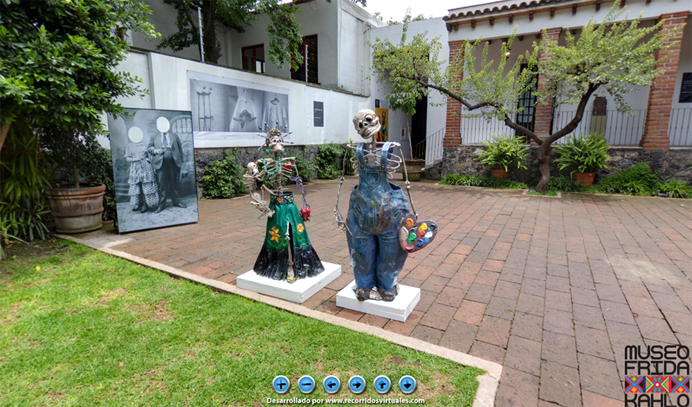 墨西哥藝術家卡羅芙烈達故居線上導覽！藍屋花園、落地窗工作室一次網羅