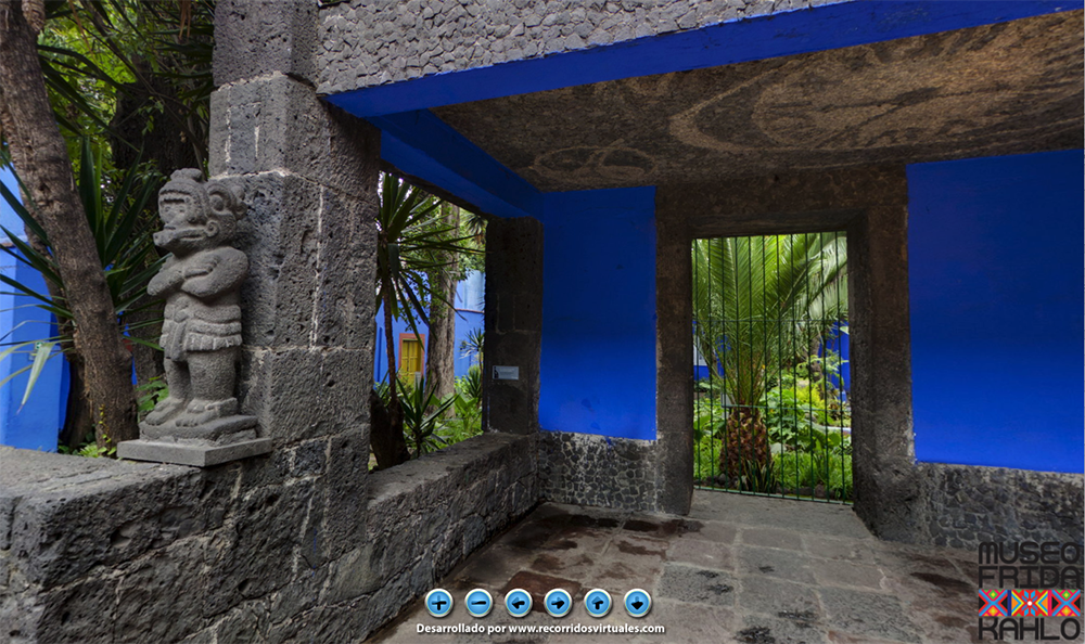 墨西哥藝術家卡羅芙烈達故居線上導覽！藍屋花園、落地窗工作室一次網羅