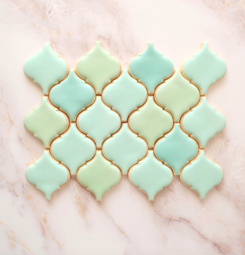 宛如復古花磚的糖霜餅乾！日本甜點藝術家 KUNIKA 巧手製作的藝術級絕美甜點