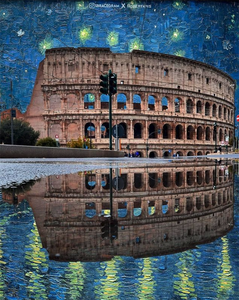 掉進梵谷名畫裡的義大利佛羅倫斯、米蘭！《星夜》、《杏花盛開》成大教堂身後華麗背景