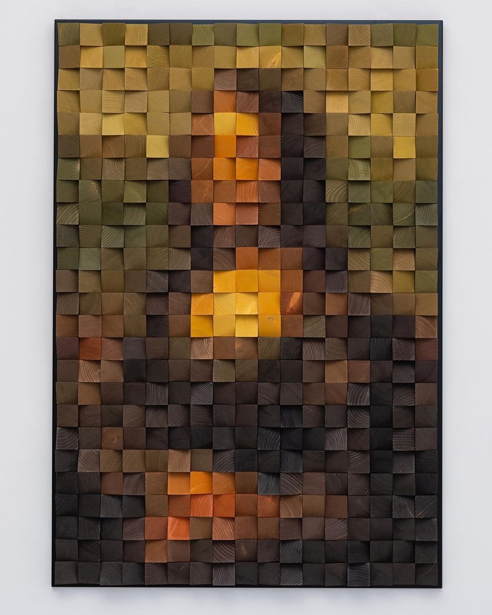 朦朧美世界名畫！藝術家Timur Zagirov以立體木塊致敬蒙娜麗莎、梵谷名畫