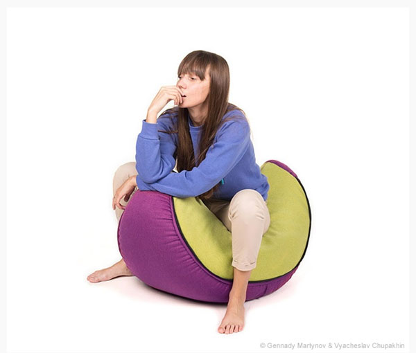 蘋果養顏美容還可以拿來坐：切片蘋果座墊