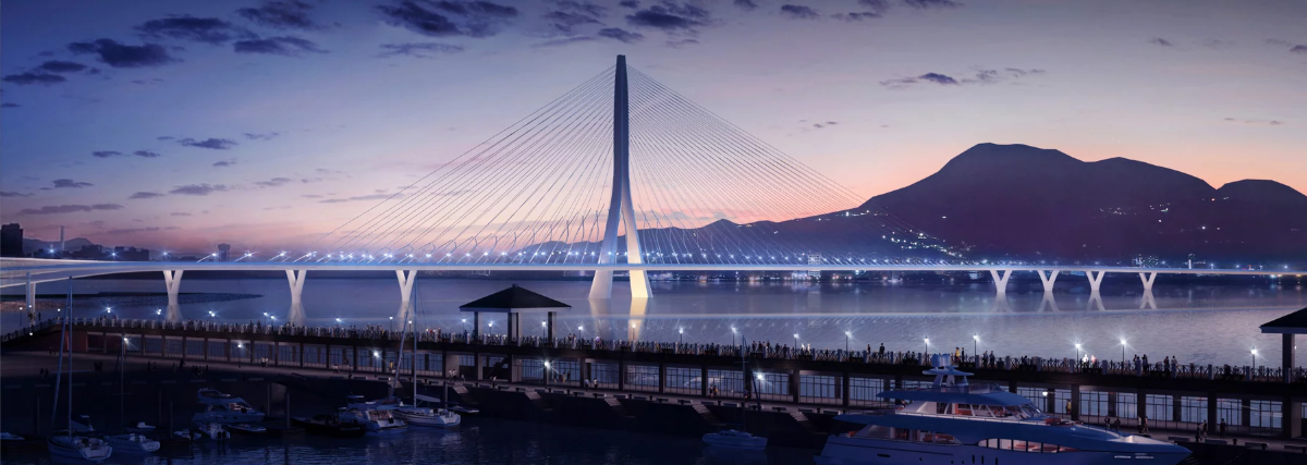 建築女爵Zaha Hadid遺作淡江大橋終於動土!2024年落成世界之最斜張大橋