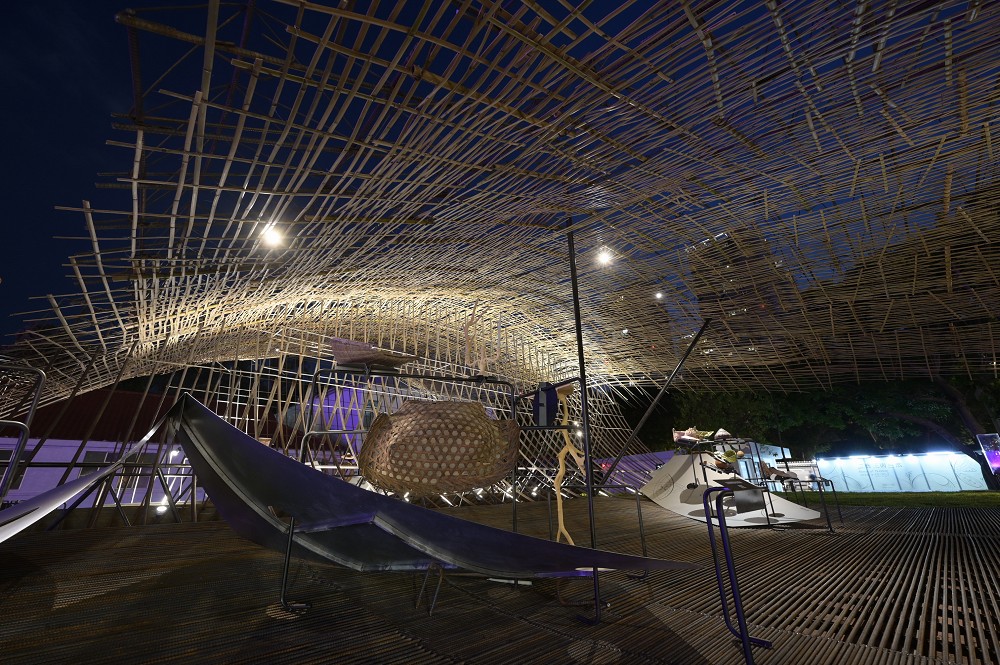 2023台灣文博會「工藝館」！「鷂－飄浮的停機坪」飄浮設計工藝裝置亮相空總