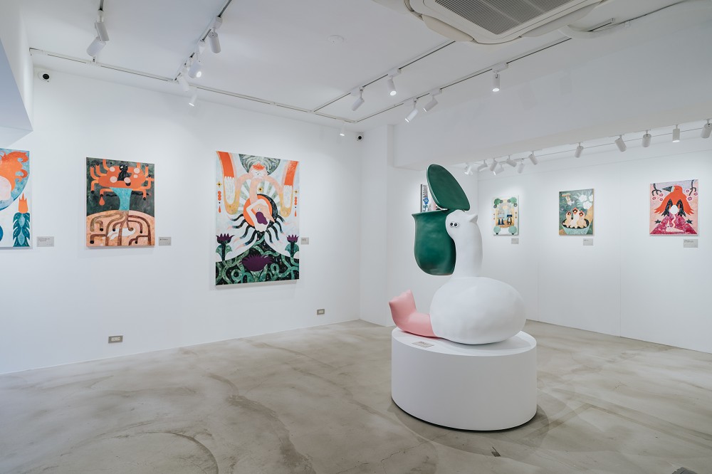插畫家黃湘《炙熱反芻》台北The Little Hut開展！用繪畫、陶藝詮釋以愛為名的千呼百喚 