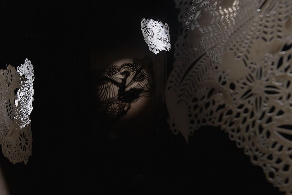 台北觀音蓄水池《獵島計畫》亮點！藍眼淚、化石紙雕等13組作品打造地下奇幻展覽