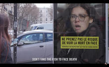 【影片】距離事故最近的表情!創意廣告搭配恐怖煞車聲提醒用路人別闖紅燈!/