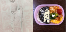 日本搞笑藝人與幼稚園女兒聯手創作,手繪風格便當溫馨又搞笑/