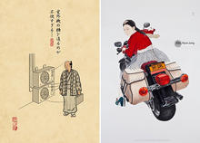 韓服女&和服男的日常,兩位日韓畫家的微妙作品讓你深有同感!/