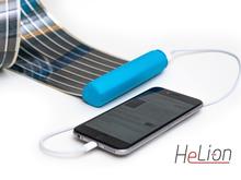 將太陽的能量“捲”成你的電量:太陽能行動電源HeLi-on