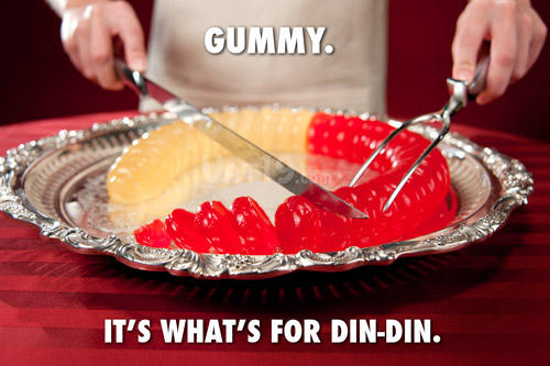 JUST BITE IT！軟綿綿黏呼呼的大蟲軟糖