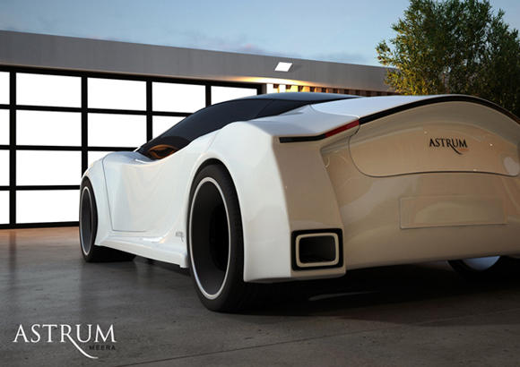 酷到掉渣的Astrum Meera磁浮概念車