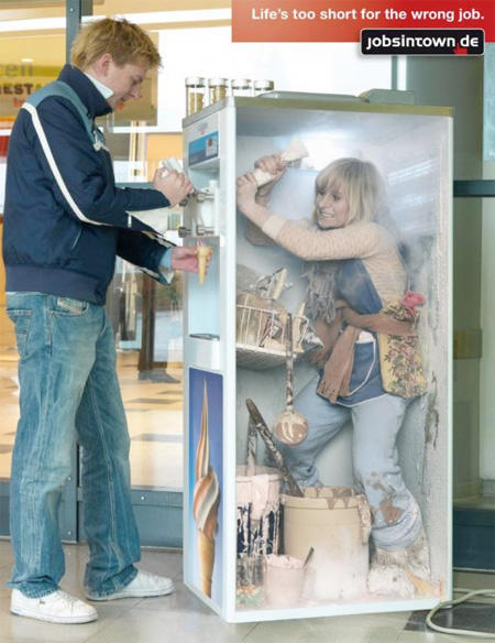 生命不該浪費在錯誤的工作上,當然廣告也是!