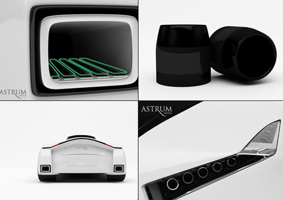 酷到掉渣的Astrum Meera磁浮概念車