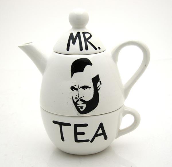 很MAN很MAN的「怪頭TEA先生茶壺組」