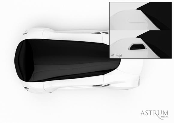 酷到掉渣的Astrum Meera磁浮概念車