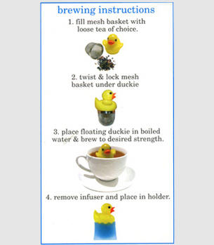 泡完澡,黃色小鴨拿來泡茶也不錯~(咦?)